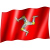 Isle of Man Flag with Eyelets 150 x 90 cm