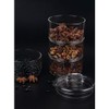 Webuyii Glass Storage Jars with Lids,Multi-Tier Stackable Containers Kitchen Food