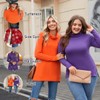 LONGYUAN Long Sleeve Shirts for Women Tunic Tops 2025 Winter