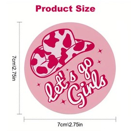 Let's Go Girls Car Air Freshener, 2 PCS Funny Car Hanging Accessories, Cowgirl Cars Decoration, Novelty Cars Gift Hanging Accessories, Best Friend Cardboard for Travel Joke Present