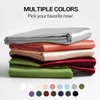 MR&HM Satin Fitted Sheet, Full Size Burgundy Fitted Sheet Only,