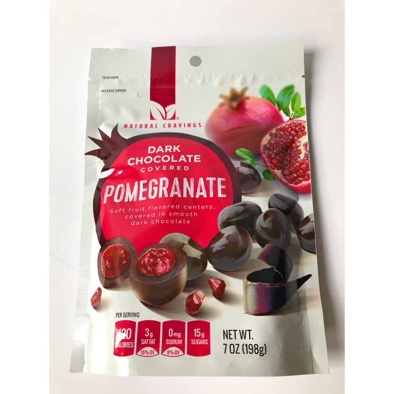 Natural Cravings Chocolate Covered Pomegranates - One 7 ounce Package