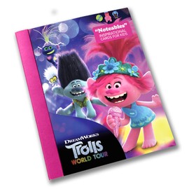 Papersalt Trolls World Tour Noteables, Inspirational Cards for Kids