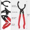 WORKPRO 12" Adjustable Oil Filter Pliers, Wrench Adjustable Oil Filter