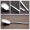 Bblina 8 Pieces Large Serving Spoons, Stainless Steel Buffet Serving