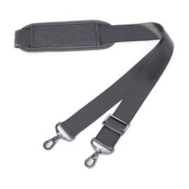 MOSISO 56 Inch Shoulder Strap, Adjustable Thick Soft Universal Replacement Non-Slip Fit Padded with Metal Swivel Hook, Space grey, Utility