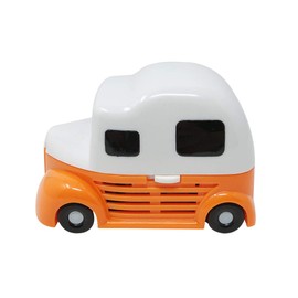 Allydrew Cute Portable Mini Vacuum Cleaner for Home and Office, Orange Truck