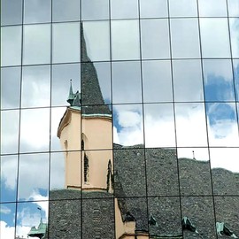 BDF S03 Window Film Highly Reflective Mirror Daytime Privacy and Sun Control Silver (Extremely Dark) - 30in X 14ft