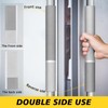 Metonsto Refrigerator Door Handle Covers, 4pcs, Kitchen Appliance Decor, Fridge