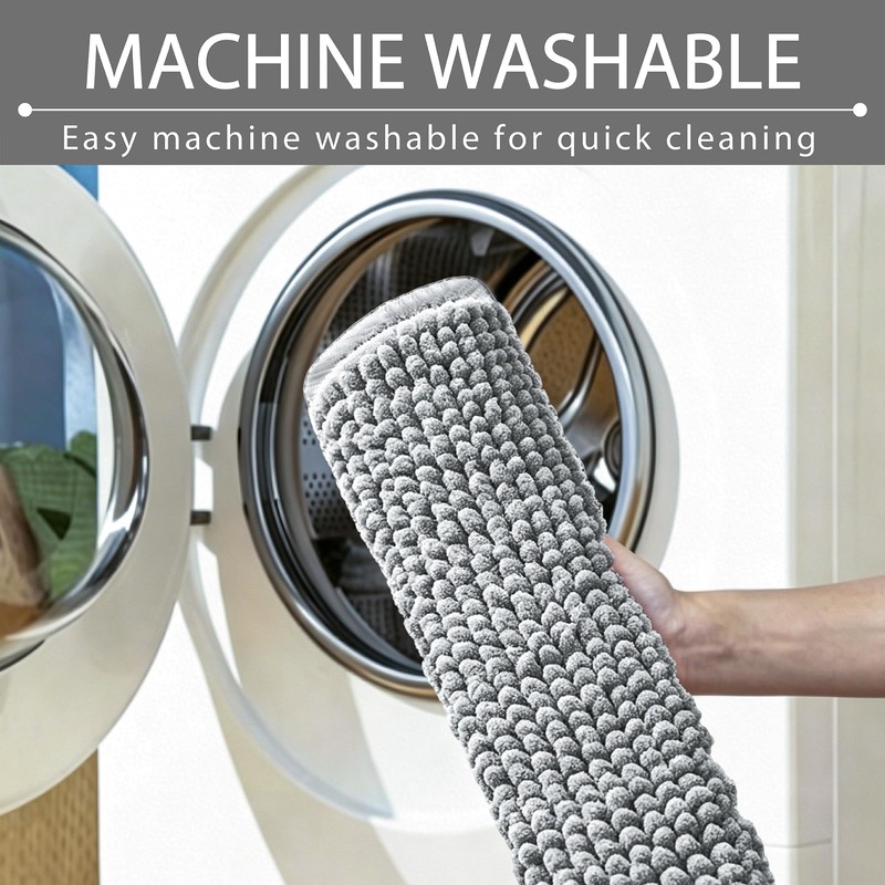 LWYYQB Chenille Bathroom Rugs Mats Carpet 30”x18”,Super Soft Absorbent Quick