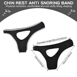 2PCS Chin Strap for Sleeping,Anti Snoring Devices,Adjustable Breathable Chin Strap for Men and Women Sleeping,Simple and Effective Stop Snoring Solution,Enjoy a Nice Evening