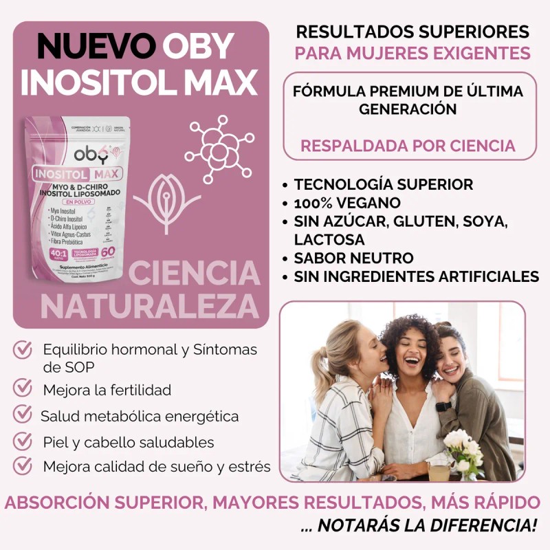 Inositol Max Liposomado Ratio 401 Myo Inositol D-chiro Vitex Agnus