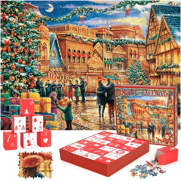 Generic Advent Calendar 2024 Christmas Puzzles - Christmas Holiday Puzzles