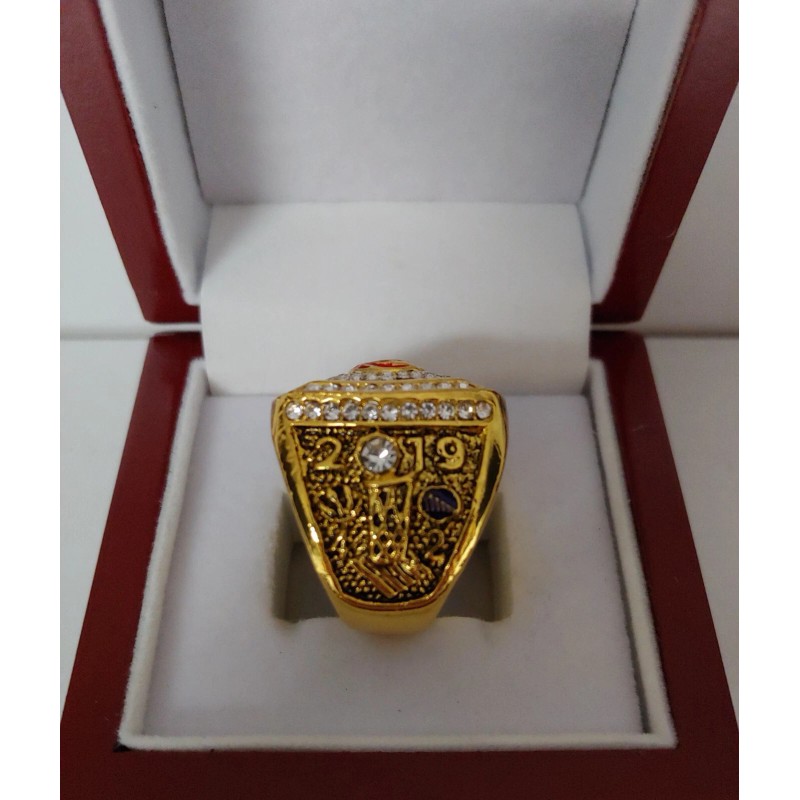 Kawhi Leonard - 2019 Toronto Raptors Championship Ring With Wooden