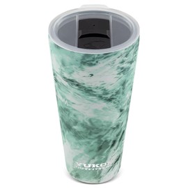 Yukon Outfitters 32oz Double Pint Double Wall Vacuum Insulated Stainless Steel Tumbler with Three Flow Lid | For Hot or Cold Beverage | Fits Most Cup Holders, USA Flag