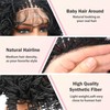 lumeng Micro Twist Braided Wigs for African American Women Glueless