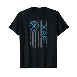 XRP Crypto Merchandise Flag T-Shirt