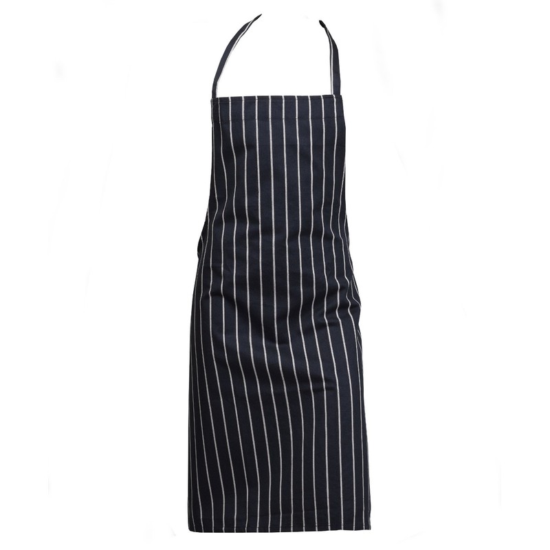 Zukeo Chef Pack of 5 Professional Woven Stripe Cotton Butchers