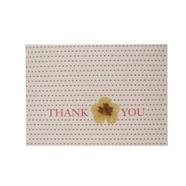 Neah Bay Douglas Letter Pressed Thank You Notecards With Matching Envelopes, Set of 8