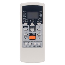 AR-JE6 Air Conditioner Remote Control Compatible with Fujitsu General Hiyasu Fuji-Electric AC A/C ARJE6 ASY7FMAD ASY12FMAD ASY7FMBD ASY9FMBD ASY12FMBD ASY7FSBCW ASH7FMBD ASH9FMBD ASH12FMBD ASH9FSBCW