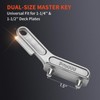 ProSSS 2PCS Marine Grade 316 Stainless Steel Deck Fill Key