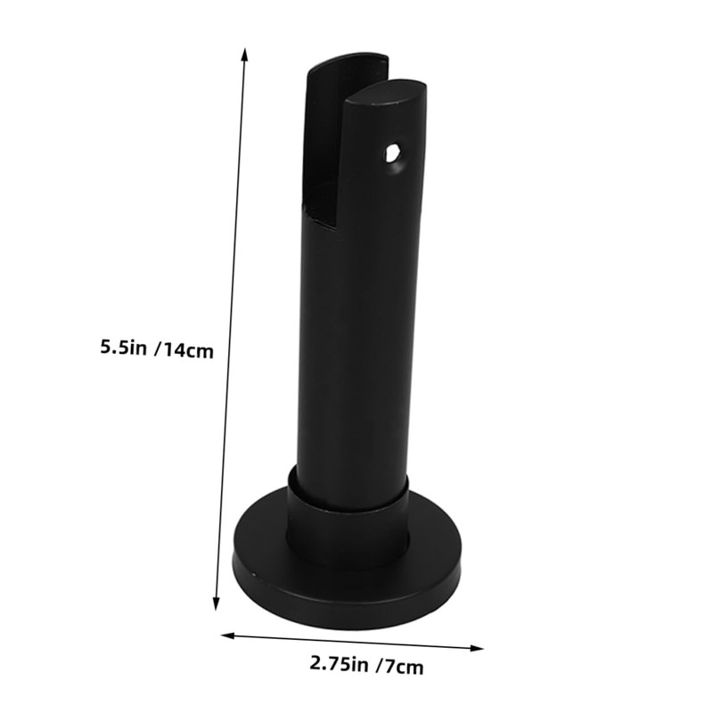 BUGUUYO 2pcs Stainless Steel Toilet Partition Support Feet Partition Fitting