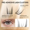 Self Adhesive Lash Clusters Kit Natural Press-On Lashes No Glue