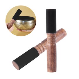 Singing Bowl Striker, 1Pc Tibetan Singing Bowl Wood Mallet Striker Wooden Stick Article for Meditation Chakra Healing Prayer Yoga and Mindfulness Yoga Relaxation