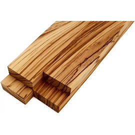 Zebrawood Lumber Board - 3/4" x 2" (4 Pcs) - 3/4" x 2" x 12"