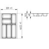 SO-BOX 2 Cutlery Tray Width 30.9 cm, Depth 46.2 cm