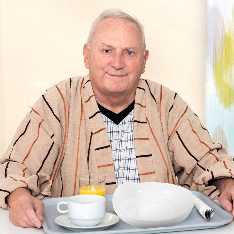 DOITOOL Elderly Bowls, Adaptive Bowl, Scoop Plate with Suction Base,