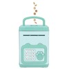 Fingerprint Password Cash Piggy Bank for Kids Auto Scroll Paper