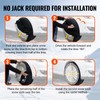 Happybuy Thickened Snow Tire Socks, Full Coverage Traction Covers for