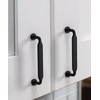 Coinkoly 10 Pack Matte Black Cabinet Handles - 96MM Hole