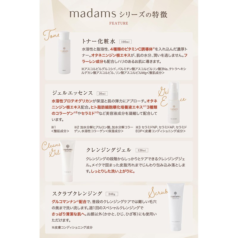 madams Madams Scrub Cleansing, Body Care, Pores, Blackheads, Stains, Dullness,