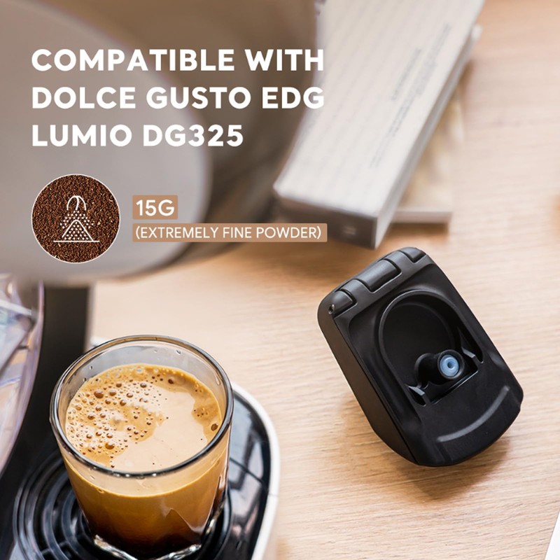 Reusable Capsule Adapter for Dolce Gusto, Refillable Coffee Capsule Adapter,