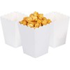 We Moment Zone 24pcs White Popcorn Boxes Mini Paper Popcorn