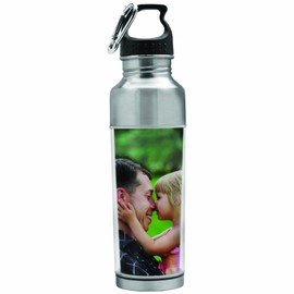 Thermo-Temp Stainless Steel Photo Water Bottle - Create Your Own