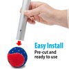 Top Glides Precut Walker Tennis Ball Glides (Patriotic)