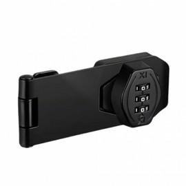 Digital Password Door Lock with Dial Keypad Drawer Door Lock - Black