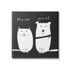 Stupell Industries Kids' Cat and Dog Pet Pair Meow Woof
