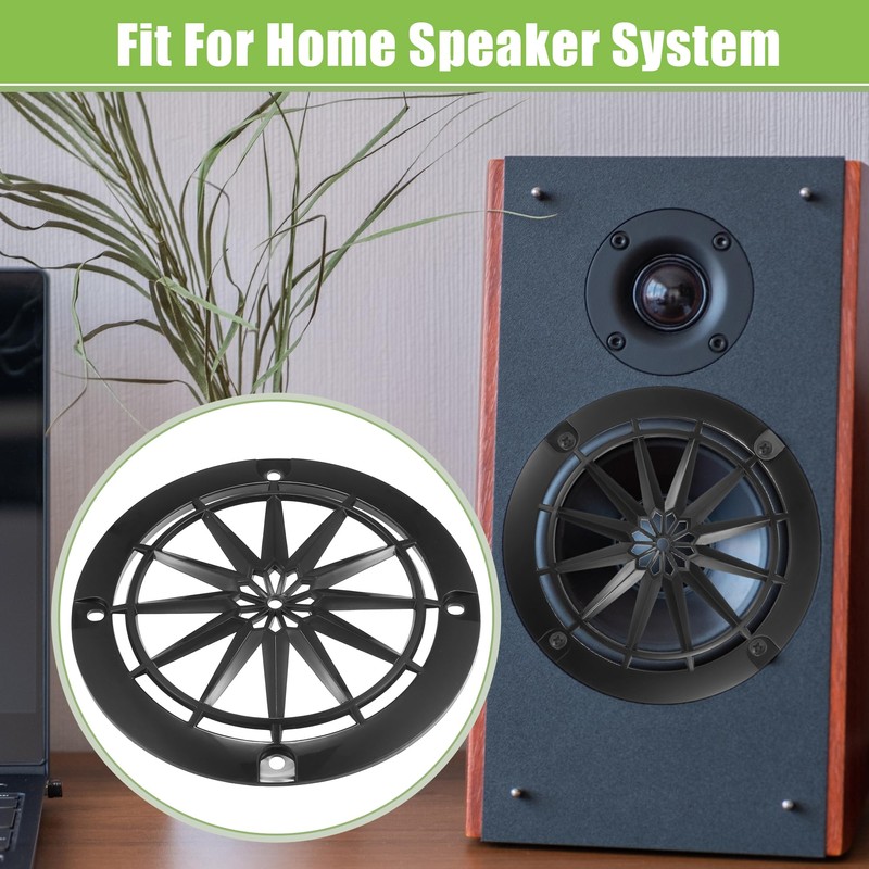 A ABSOPRO 4 Inch Car Speaker Grille Cover Round with