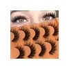 Pluffy Eyelashes, 5 Pares De Pestañas Rusas Gruesas En 8d