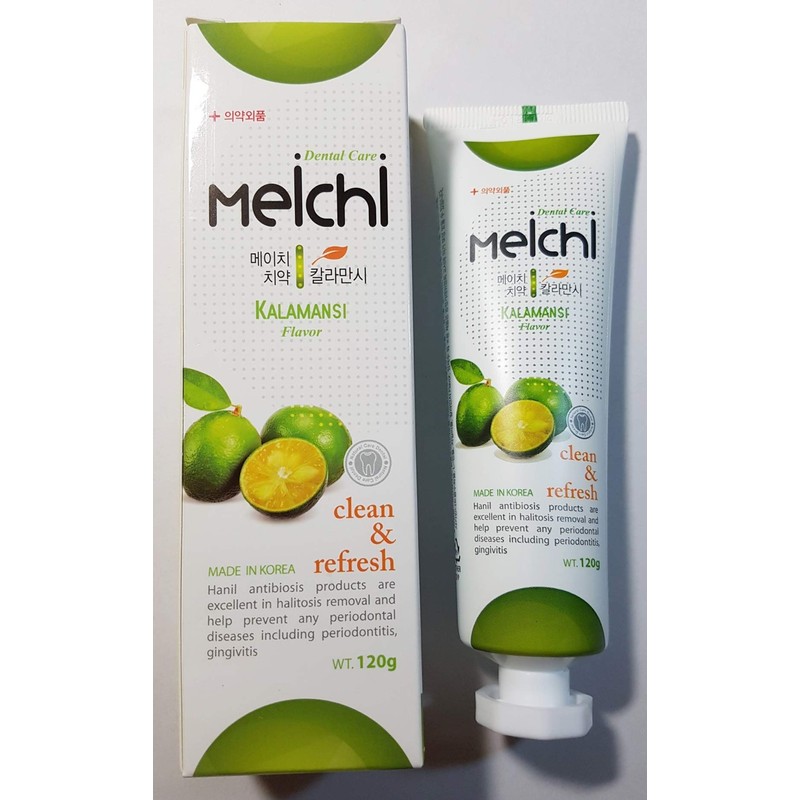 2 Packs of Hanil Meichi Toothpaste (Kalamansi)