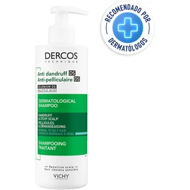 Vichy Dercos Tratamiento Anti-Caspa en Shampoo para Cabello Normal o Graso, con Selenio Disulfuro y Ácido Salicílico, Elimina y Evita la Reaparición de la Caspa, 390 ml