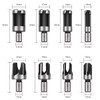 14pcs Countersink Drill Bit Set Include Wood Plug Cutter Tool