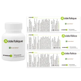 Folic Acid - Quatrefolic® * 120 Tablets / 400 μg * Quatrefolic® The Best Form to Take Folic Acid as Tablets