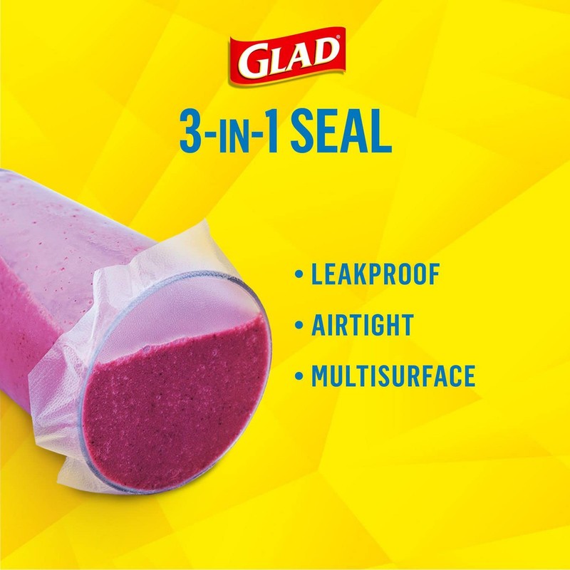 Glad Press'N Seal Multi Purpose Sealing Wrap - Leakproof, Airthight