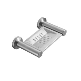 Leekayer Seifenschalen Badaccessoires Seifenablage, Stahl, 12,4 cm gebürstetes Nickel Bad Wandhalterung Seifenschale