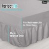 Egypto Plain Dyed Deep Fitted Valance Sheet Single – Easy